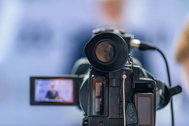 istock Camera at press conference captures critical statements, ensuring reliable media output. Its steady footage supports clear reporting and enhances public access to accurate information. 2242374887