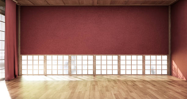 istock china cabinet wooden minimalist design muji style.3D rendering 2242375109