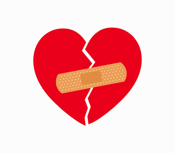 istock Broken Heart With Adhesive Bandage. Emotional Healing And Recovery Concept 2242376018