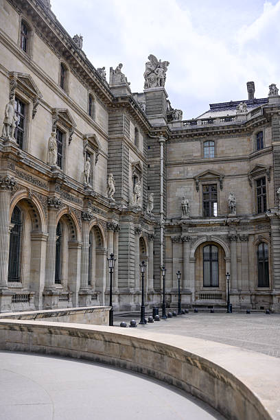istock Elegant courtyard architecture of historic building in Paris 2242376257