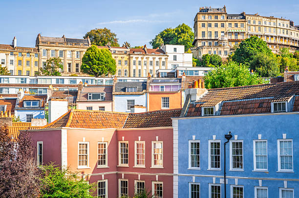 istock Colourful homes in Clifton, Bristol 2242378265