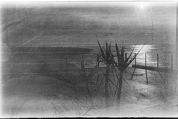 istock Textured minimalist surface in black and white fine art photograph 2242383981