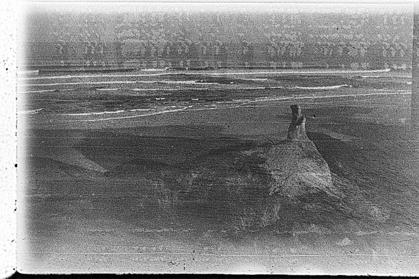 istock Textured minimalist surface in black and white fine art photograph 2242390356