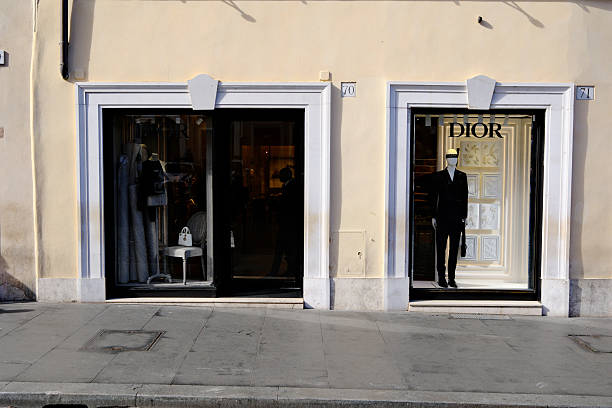 Rome,Italy-Sep.25th 2025: DIOR store facade in Italy
