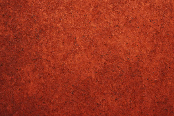 istock Industrial Strength And Texture Concept. Rough Rustic Red Metal Surface With Aged Patterns 2242395182