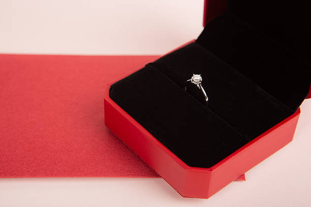 istock Romantic love concept with a diamond ring placed on a handwritten love letter inside an envelope, symbolizing commitment, proposal, affection, and heartfelt emotions between couples. 2242397000