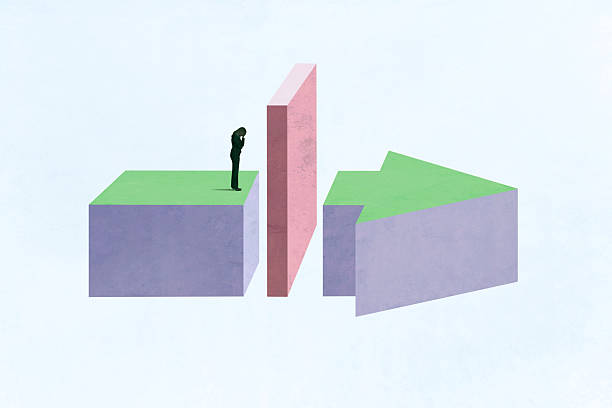 istock Woman Facing Barrier To Her Progress 2242402744