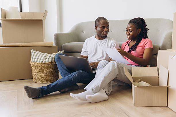 istock African couple planning new home move 2242409995