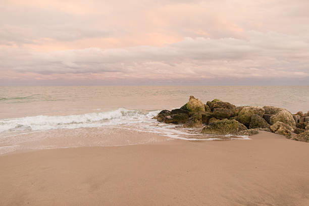 Cloudy Sunset Sky Over the Palm Beach, Florida Seashore, Fall of 2025