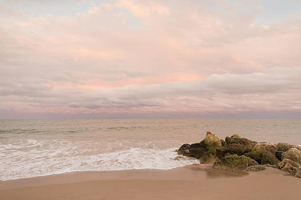 Cloudy Sunset Sky Over the Palm Beach, Florida Seashore, Fall of 2025
