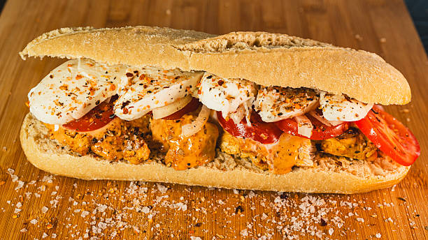 istock Chicken and Mozzarella Baguette Sandwich 2242419959