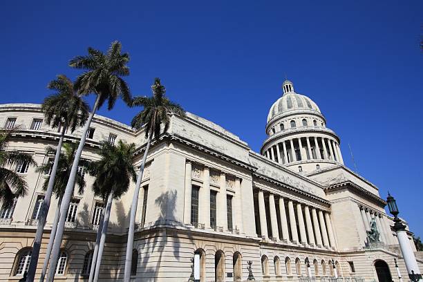 Havana landmark, Cuba - government building of National Capitol (Capitolio).