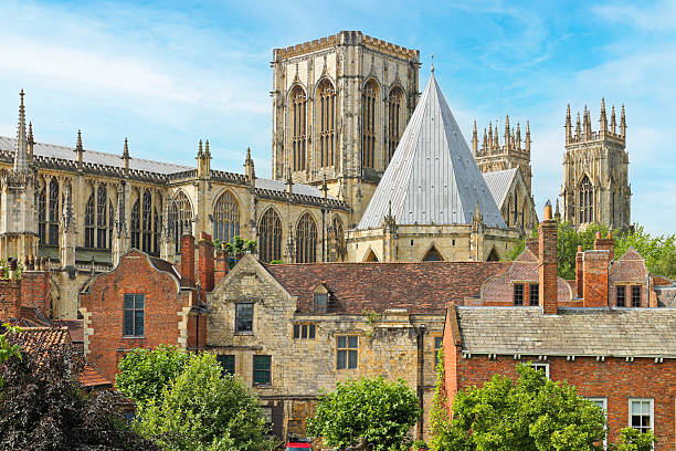 istock York Minster and old buildings, York, England, UK 2242423213