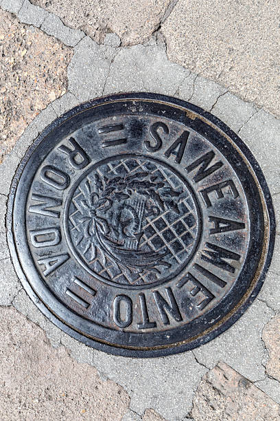 istock Sewer manhole in Ronda 2242437348