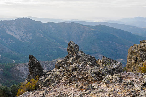 Landscape, rock formations. Sierra de Francia. Batuecas Valley