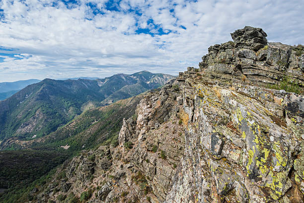 Landscape, rock formations. Sierra de Francia. Batuecas Valley