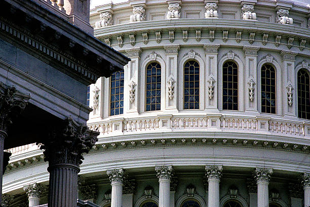 US Capitol Building detail -- 1990