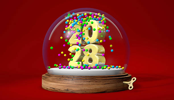 istock Golden 2028 in the Snow Globe 2242449349