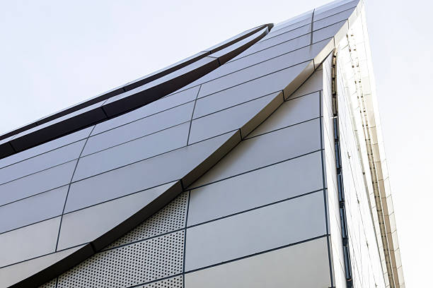 istock Closeup modern corporate building, abstract background with copy space 2242449516