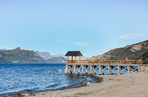 istock Panoramic landscape Lake Traful and Patagonian forest. 2242456096