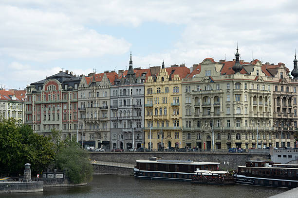 istock Historic Riverside Buildings with Red Roofs 2242461837