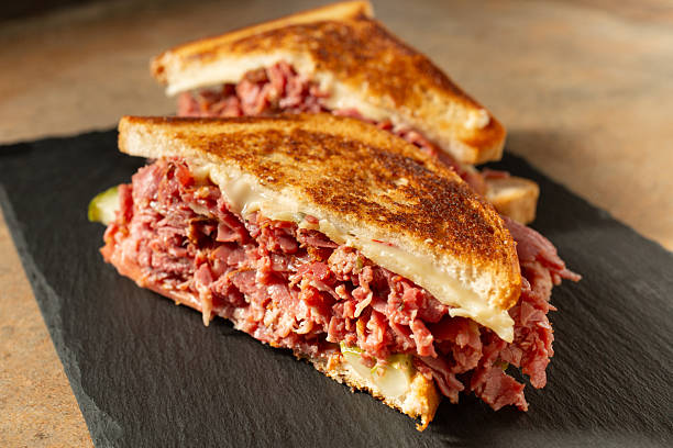 istock DF GF slices pastrami sandwich 2242463307