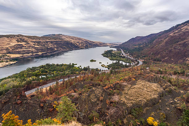 istock Columbia River Gorge in Oregon in autumn 2242466409