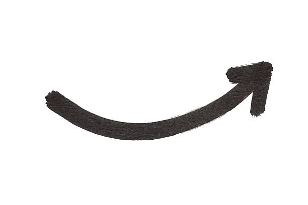 istock hand drawn arrow with black marker on white background 2242470591