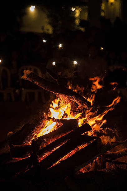 istock Bonfire at night, Lurigancho District - Lima 2242474203