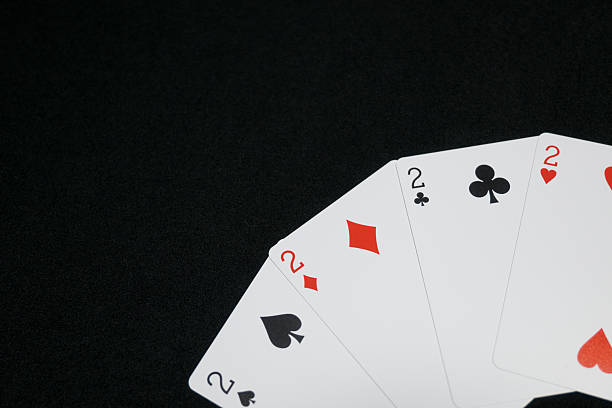 istock Four 2s of Playing Cards 2242474346
