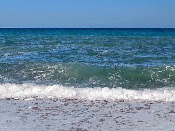 istock calm waves over clear sands, tranquil waves lap against transparent waters and sandy beaches 2242476011