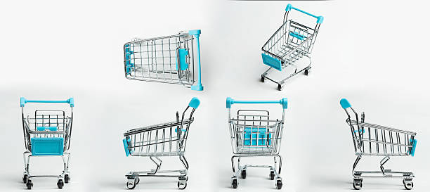 Different view of shopping trolley