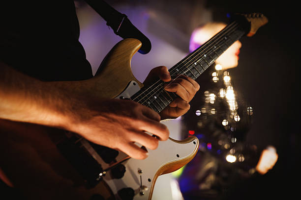 Worship pastor leading a Christian service
