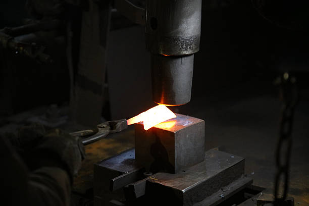 istock A craftsman who hammers heated materials into shapes 2242481751