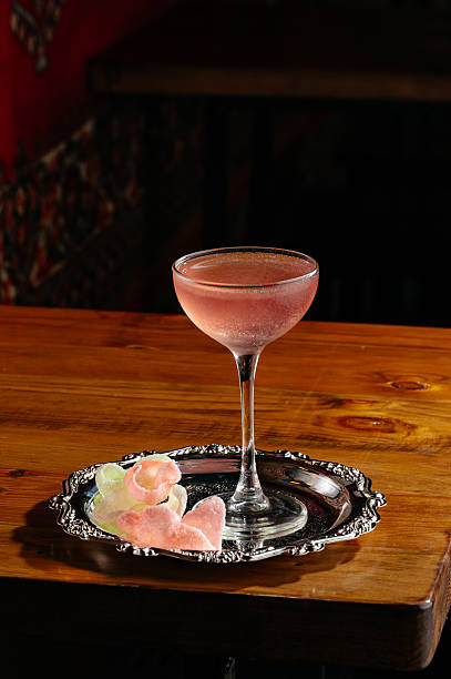 istock cocktail on a tray and shrimp chips 2242486077