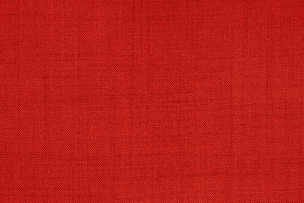 istock Dark red linen fabric cloth texture background, seamless pattern of natural textile. 2242498568