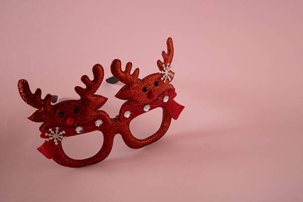 istock New Year's glasses on a pink background 2242504439