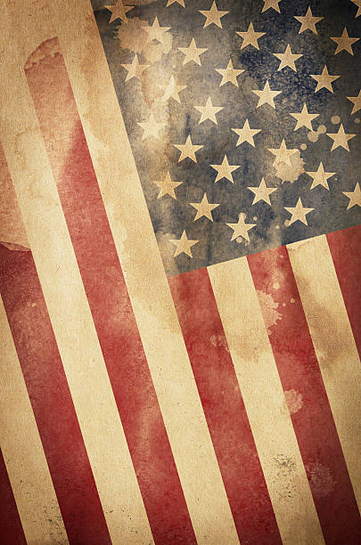 istock Grunge USA Flag background texture 2242507012
