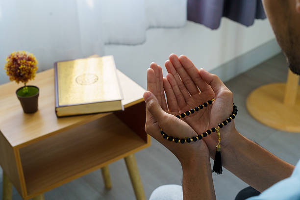 istock Asian muslim praying in islam. 2242509912