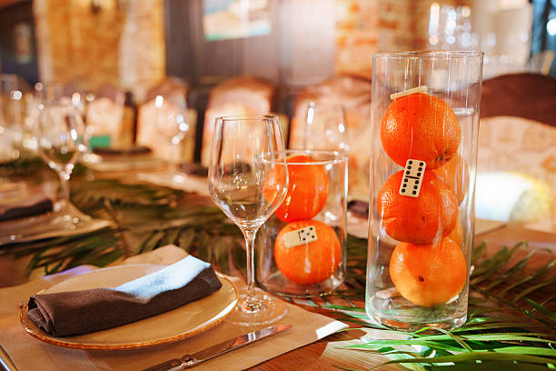 wildflowers in glass vases on wooden table