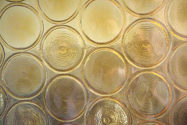 Translucent glass wall, irregular shaped glass wall