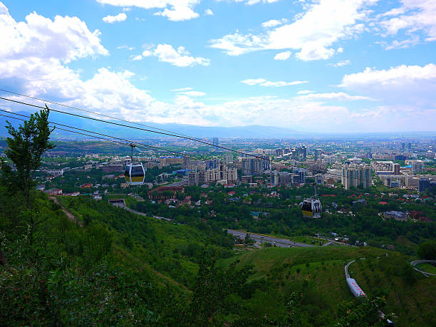 istock Kok-Tube cable car in Almaty. 2242522580