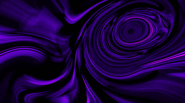 istock A deep purple liquid swirl abstract background with elegant flow and smooth texture. 2242523473