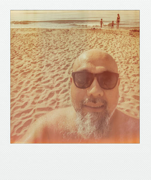 istock Vintage Polaroid Selfie on a Sunny Beach Day 2242525339