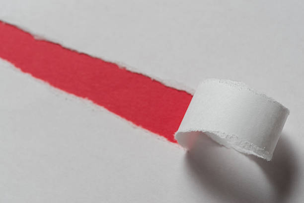 white paper with holes