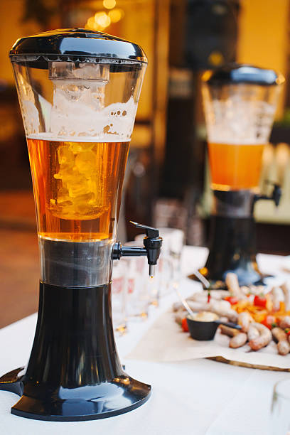 istock Refreshing beverages served at a gathering with tasty snacks for guests 2242542394