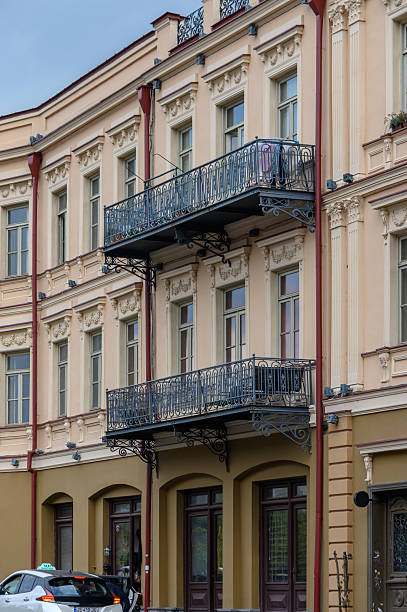 istock Historic Carved Balconies in Tbilisi 2242559621