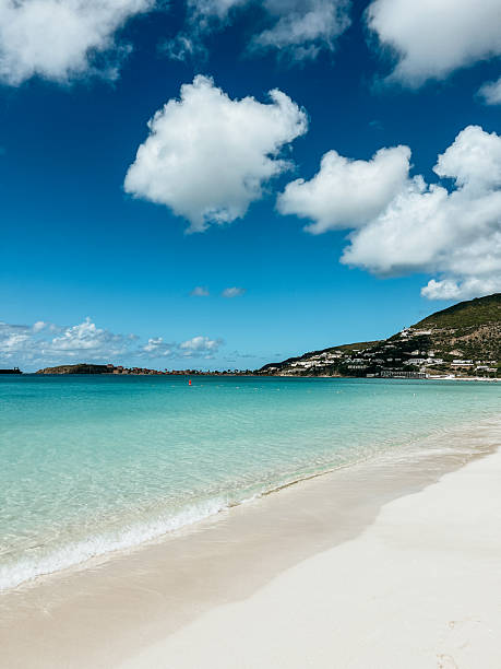 istock Tropical Beach with Clear Water and Blue Sky 2242586605