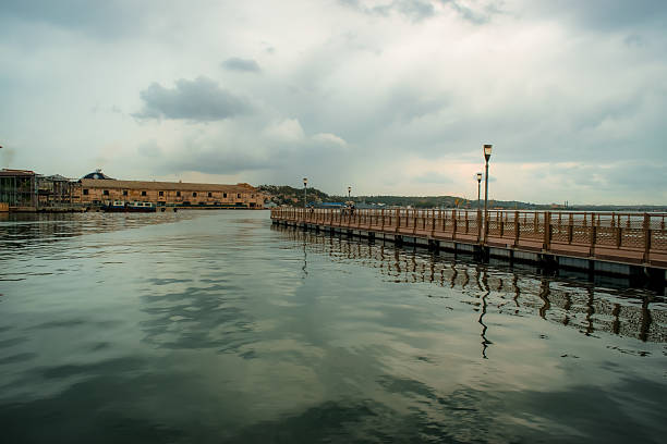 Wooden Pier Over Calm Waters