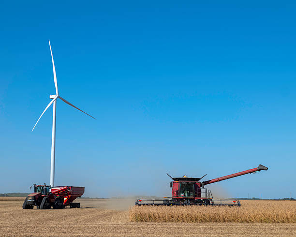 istock Harvest south of Orleans Elevator near Alexander, IL 2242588672